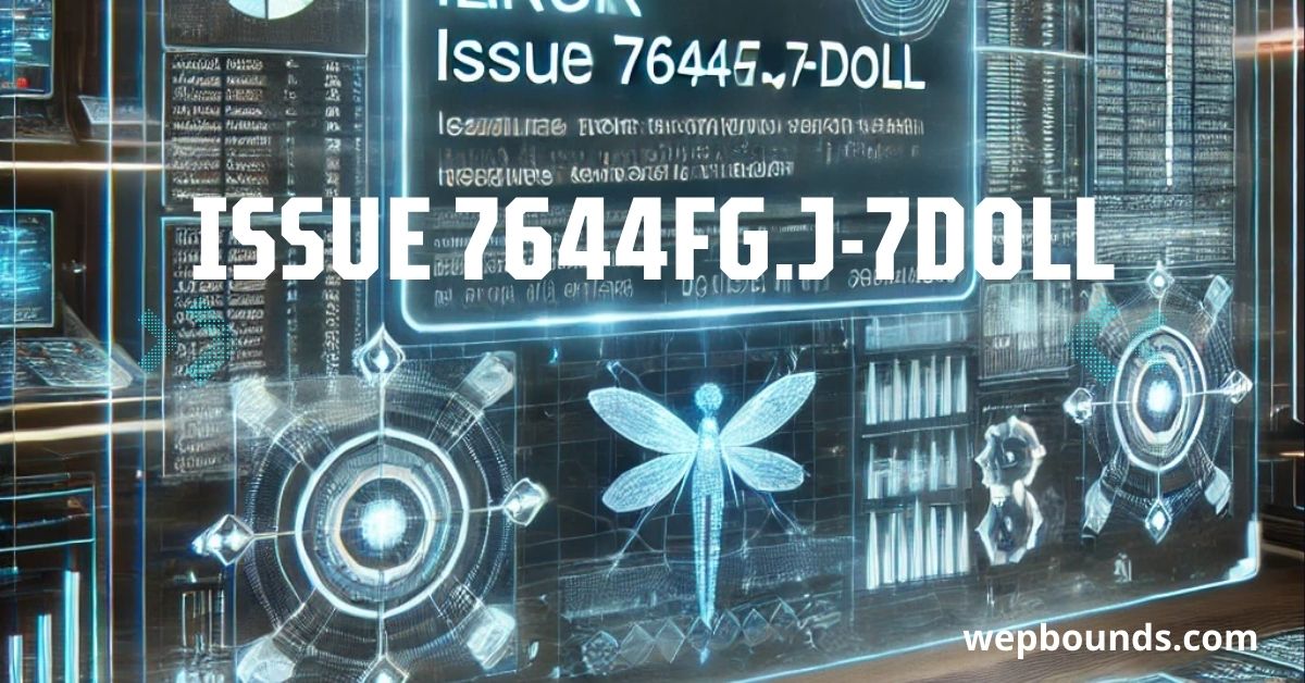 Issue 7644fg.j-7doll: A Comprehensive Guide
