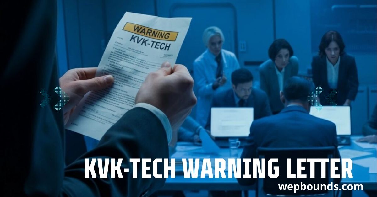 kvk-tech warning letter: What You Need to Know